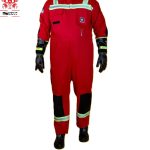 لباس یکسره امداد و نجات آتش نشانی با شبرنگ نسوز