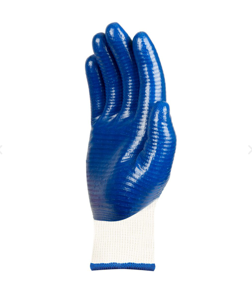 نمای نزدیک دستکش کار نیتریل سیگما کد 344