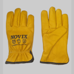 دستکش جوشکاری آرگون چرم گاوی نوویکس NOVIX