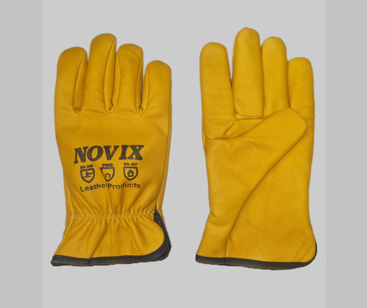 دستکش جوشکاری آرگون چرم گاوی نوویکس دستکش جوشکاری آرگون چرم گاوی نوویکس NOVIX