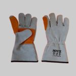 دستکش چرمی هوبارت کف دوبل نوویکس NOVIX ساق کوتاه